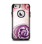 The Vintage Purple Curves with Floral Design Apple iPhone 6 Otterbox Commuter Case Skin Set