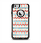 The Vintage Red & Blue Chevron Pattern Apple iPhone 6 Otterbox Commuter Case Skin Set