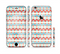 The Vintage Red & Blue Chevron Pattern Sectioned Skin Series for the Apple iPhone 6 Plus