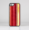 The Vintage Red & Yellow Grunge Striped Skin-Sert Case for the Apple iPhone 5/5s