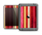 The Vintage Red & Yellow Grunge Striped Apple iPad Mini LifeProof Fre Case Skin Set
