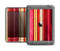 The Vintage Red & Yellow Grunge Striped Apple iPad Mini LifeProof Nuud Case Skin Set