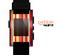 The Vintage Red & Yellow Grunge Striped Skin for the Pebble SmartWatch