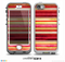 The Vintage Red & Yellow Grunge Striped Skin for the iPhone 5-5s NUUD LifeProof Case