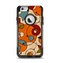 The Vintage Red and Tan Abstarct Shapes Apple iPhone 6 Otterbox Commuter Case Skin Set