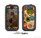 The Vintage Red and Tan Abstarct Shapes Skin For The Samsung Galaxy S3 LifeProof Case