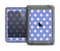 The Vintage Scratched Pink & Purple Polka Dots Apple iPad Mini LifeProof Nuud Case Skin Set
