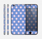The Vintage Scratched Pink & Purple Polka Dots Skin for the Apple iPhone 6