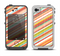 The Vintage Slanted Color Stripes Apple iPhone 4-4s LifeProof Fre Case Skin Set