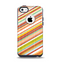 The Vintage Slanted Color Stripes Apple iPhone 5c Otterbox Commuter Case Skin Set