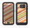 The Vintage Slanted Color Stripes Full Body Samsung Galaxy S6 LifeProof Fre Case Skin Kit
