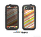 The Vintage Slanted Color Stripes Skin For The Samsung Galaxy S3 LifeProof Case