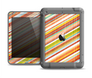 The Vintage Slanted Color Stripes Apple iPad Mini LifeProof Fre Case Skin Set