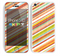 The Vintage Slanted Color Stripes Skin for the Apple iPhone 5c