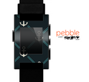 The Vintage Solid Color Anchor Collage V1 Skin for the Pebble SmartWatch