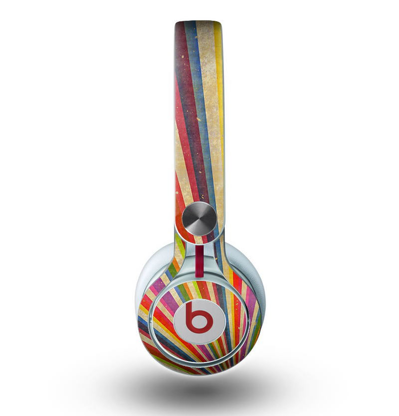 The Vintage Sprouting Ray of colors Skin for the Beats by Dre Mixr Headphones