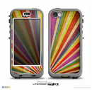 The Vintage Sprouting Ray of colors Skin for the iPhone 5c nüüd LifeProof Case