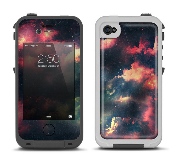 The Vintage Stormy Sky Apple iPhone 4-4s LifeProof Fre Case Skin Set