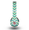 The Vintage Subtle Greens Chevron Pattern Skin for the Beats by Dre Original Solo-Solo HD Headphones