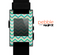 The Vintage Subtle Greens Chevron Pattern Skin for the Pebble SmartWatch
