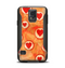 The Vintage Subtle Red and Orange Hearts Samsung Galaxy S5 Otterbox Commuter Case Skin Set