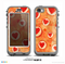 The Vintage Subtle Red and Orange Hearts Skin for the iPhone 5c nüüd LifeProof Case