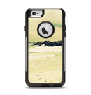 The Vintage Subtle Yellow Beach Scene Apple iPhone 6 Otterbox Commuter Case Skin Set