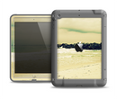 The Vintage Subtle Yellow Beach Scene Apple iPad Mini LifeProof Fre Case Skin Set