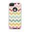 The Vintage Summer Colored Chevron V4 Apple iPhone 5-5s Otterbox Commuter Case Skin Set