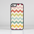 The Vintage Summer Colored Chevron V4 Skin-Sert Case for the Apple iPhone 5/5s