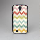 The Vintage Summer Colored Chevron V4 Skin-Sert Case for the Samsung Galaxy S4
