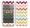 The Vintage Summer Colored Chevron V4 Skin for the Apple iPhone 5c