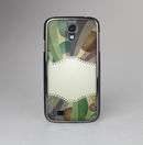 The Vintage Swirled Stripes with Name Tag Skin-Sert Case for the Samsung Galaxy S4