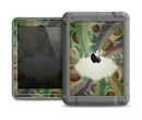 The Vintage Swirled Stripes with Name Tag Apple iPad Air LifeProof Fre Case Skin Set