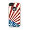 The Vintage Tan American Flag Apple iPhone 5-5s Otterbox Commuter Case Skin Set