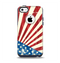 The Vintage Tan American Flag Apple iPhone 5c Otterbox Commuter Case Skin Set