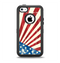 The Vintage Tan American Flag Apple iPhone 5c Otterbox Defender Case Skin Set