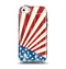 The Vintage Tan American Flag Apple iPhone 5c Otterbox Symmetry Case Skin Set