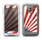 The Vintage Tan American Flag Samsung Galaxy S5 LifeProof Fre Case Skin Set