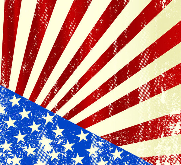 The Vintage Tan American Flag Skin for (Choose Device)