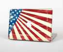 The Vintage Tan American Flag Skin Set for the Apple MacBook Air 11"