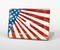 The Vintage Tan American Flag Skin Set for the Apple MacBook Air 13"