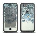The Vintage Tan & Black Top Swirled Design Apple iPhone 6/6s LifeProof Fre Case Skin Set