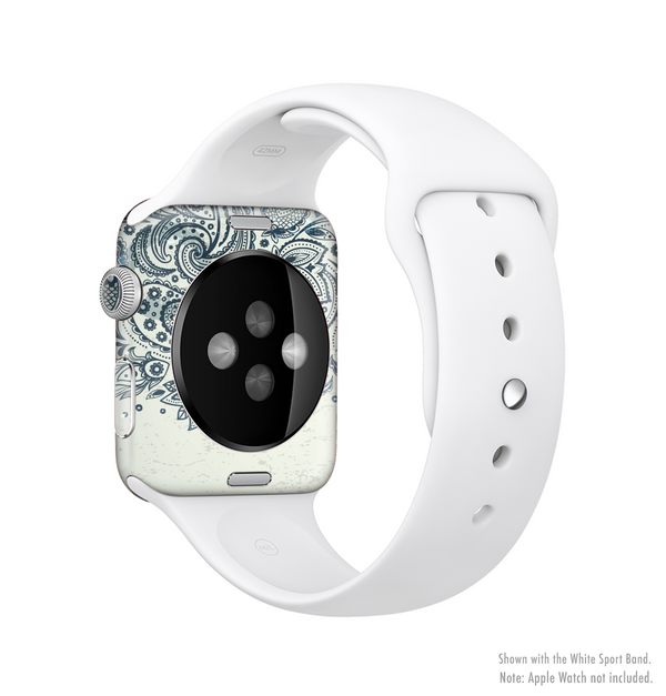The Vintage Tan & Black Top Swirled Design Full-Body Skin Kit for the Apple Watch