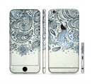 The Vintage Tan & Black Top Swirled Design Sectioned Skin Series for the Apple iPhone 6/6s Plus