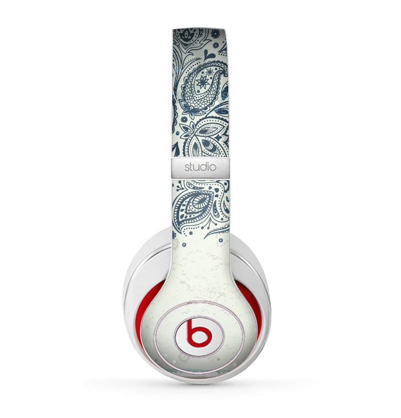 The Vintage Tan & Black Top Swirled Design Skin for the Beats by Dre Studio (2013+ Version) Headphones