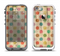 The Vintage Tan & Colored Polka Dots Apple iPhone 5-5s LifeProof Fre Case Skin Set