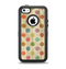 The Vintage Tan & Colored Polka Dots Apple iPhone 5c Otterbox Defender Case Skin Set