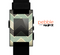 The Vintage Tan & Green Scratch Tall Chevron Skin for the Pebble SmartWatch