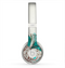 The Vintage Teal and Tan Abstract Floral Design Skin for the Beats by Dre Solo 2 Headphones